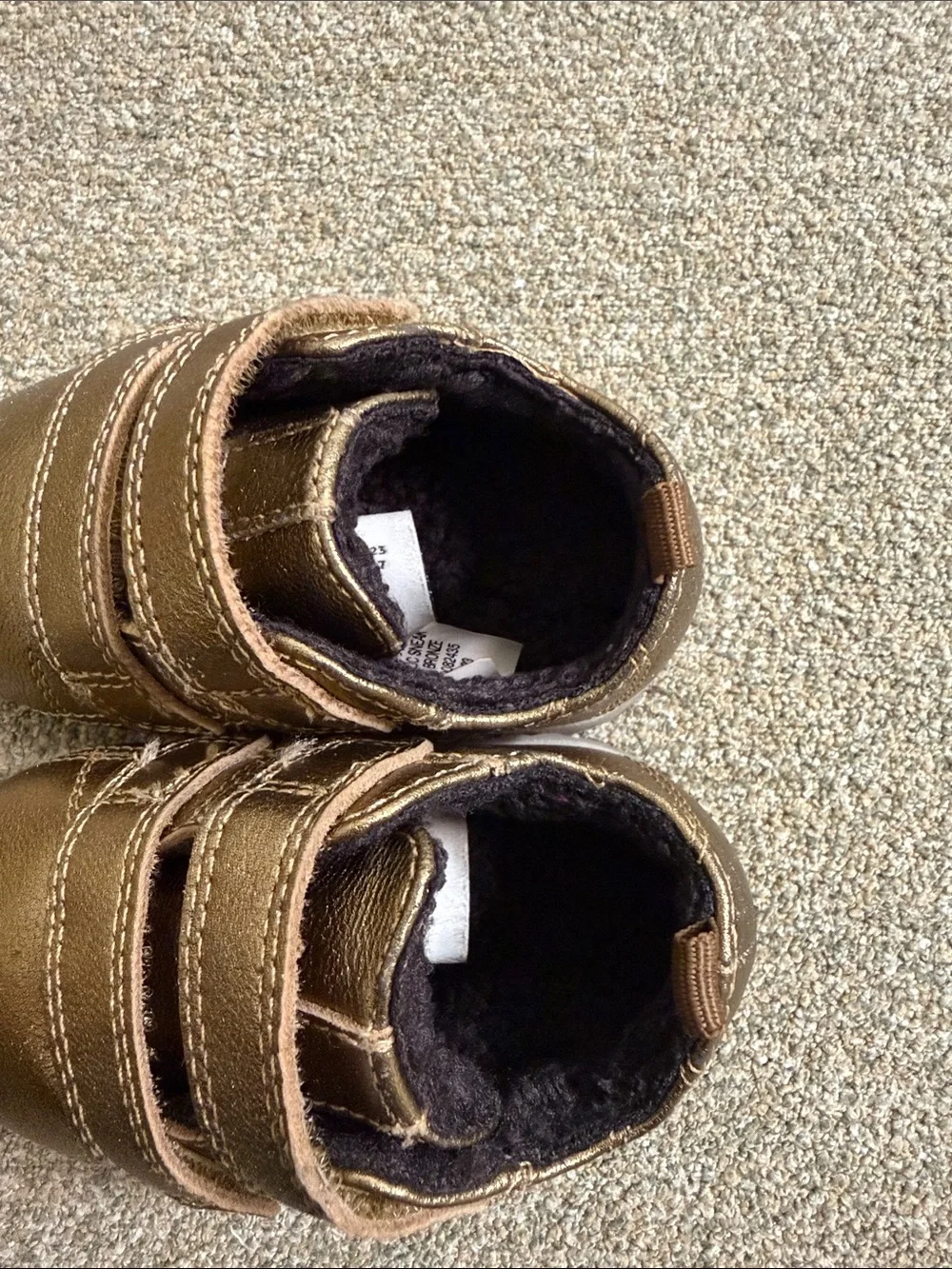 Banana Republic metallic bronze